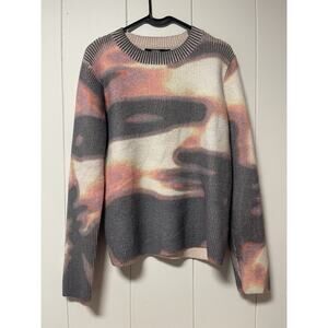 NWOT Jaded London Abstract Tie Dye Style Pull Over Sweater UNISEX Small